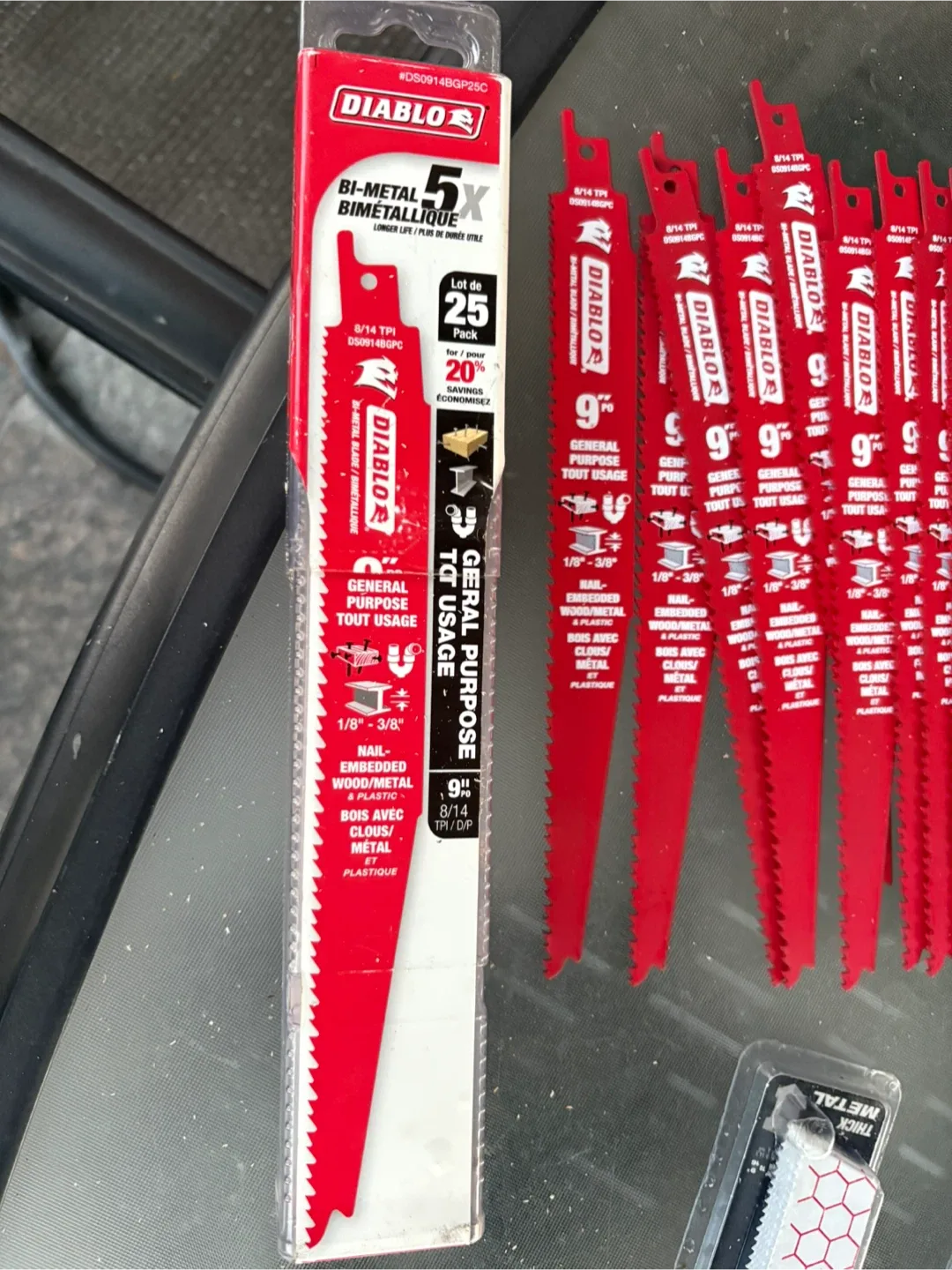 Diablo 9" Bi-Metal Reciprocating Saw Blades image indicator(3)