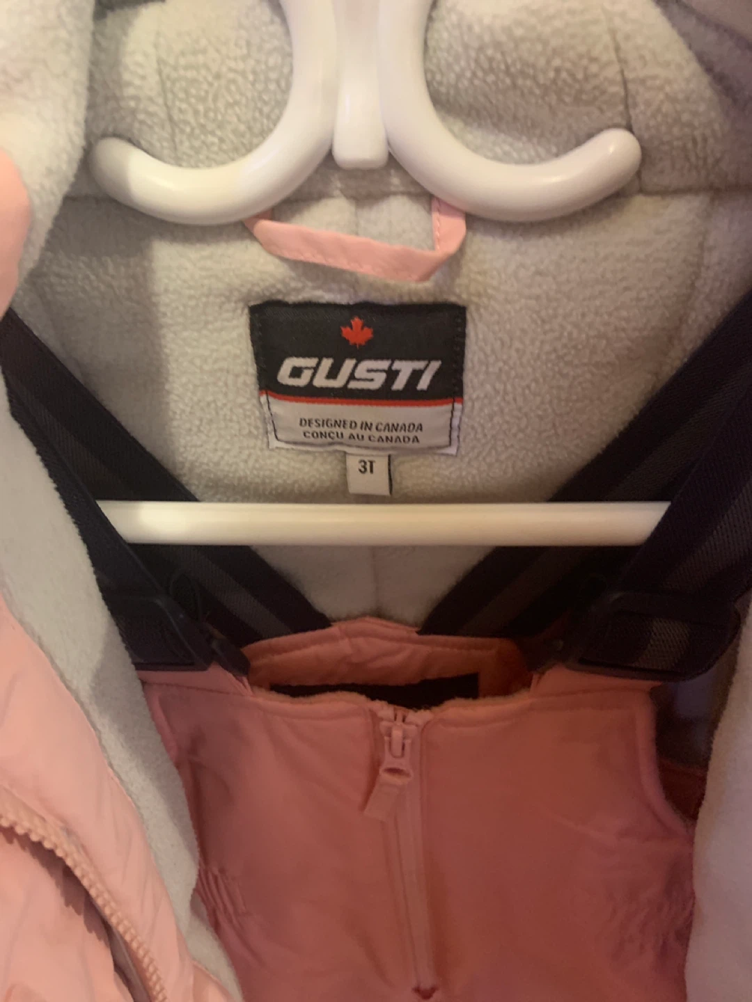 Gusti Pink Snowsuit - Size 3T - photo 3