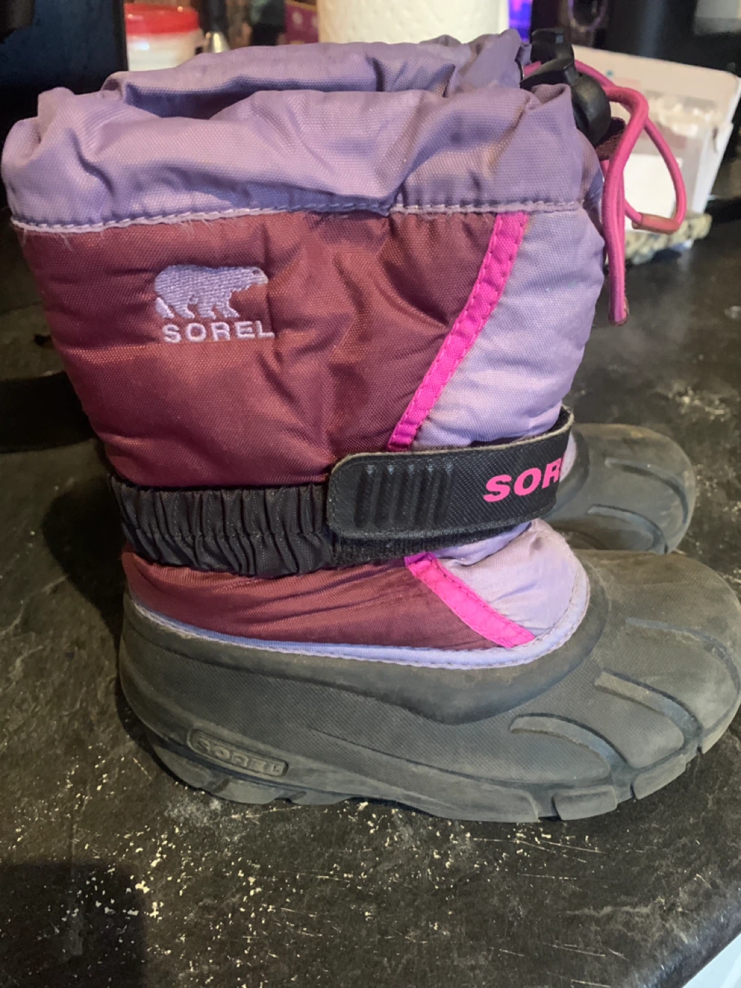Sorel Purple Kids Winter Boots - Size 12 - photo 3