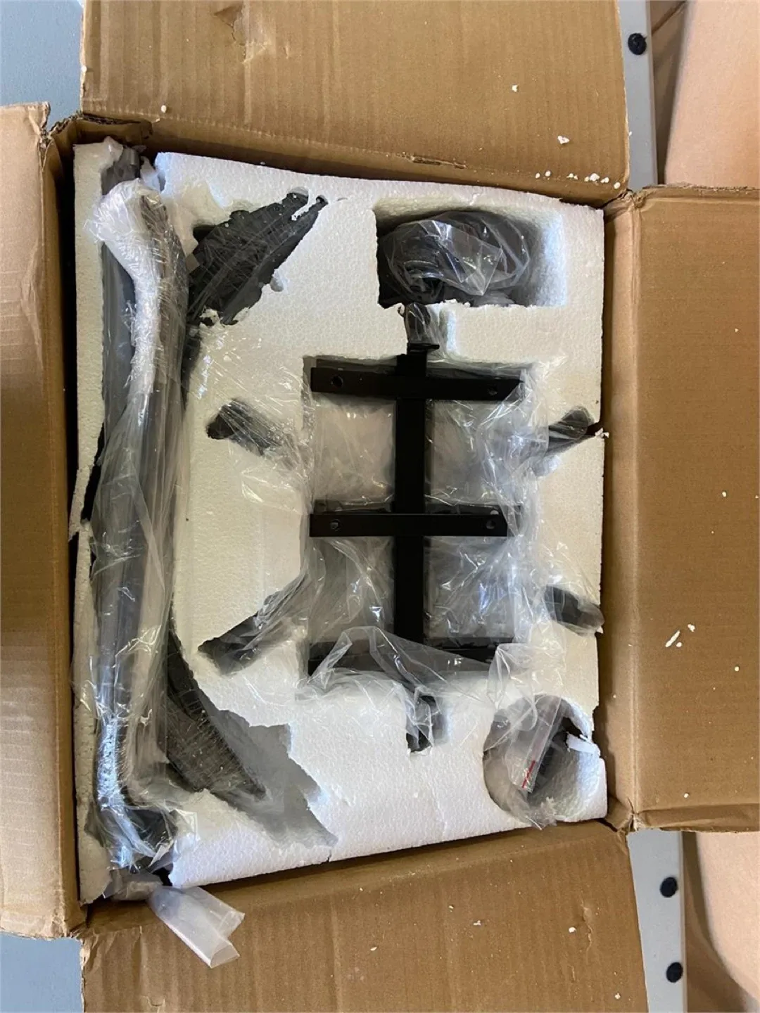 Bedoxin 18.9 in. 6-Light Matte Black Drum Chandelier BNIB image indicator(3)