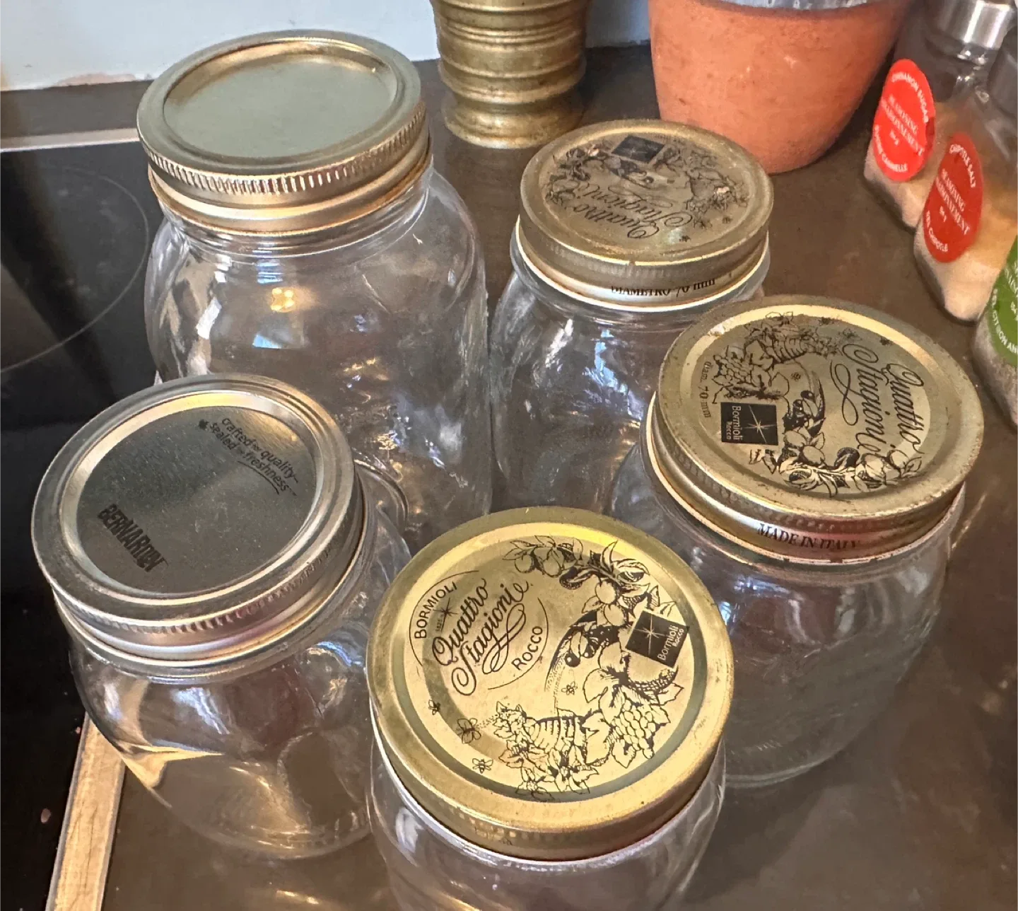 Free Mason Jars. Various sizes