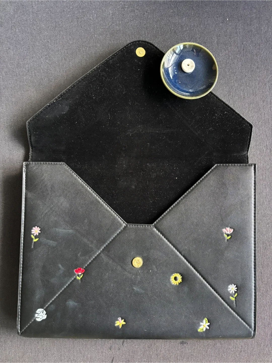 Black Floral Laptop Sleeve image indicator(2)