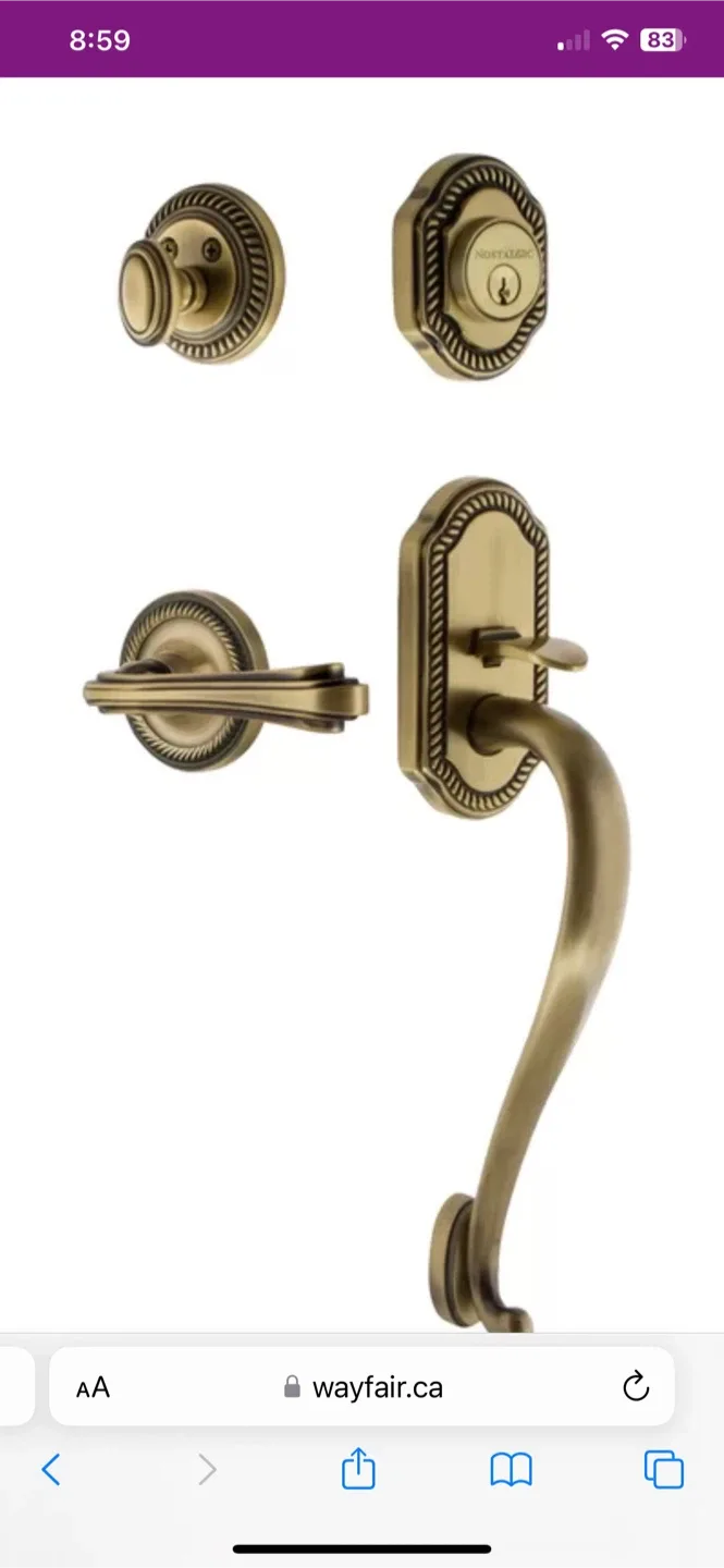 Nostalgic Warehouse Rosette S Grip Handleset image indicator(7)