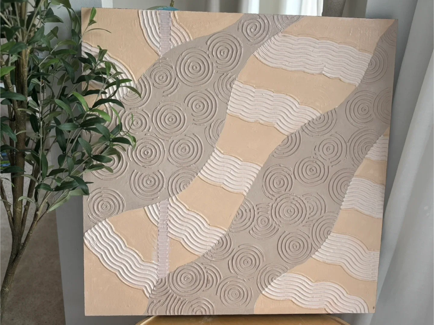 Textured Abstract Wall Art minimalist image indicator(2)