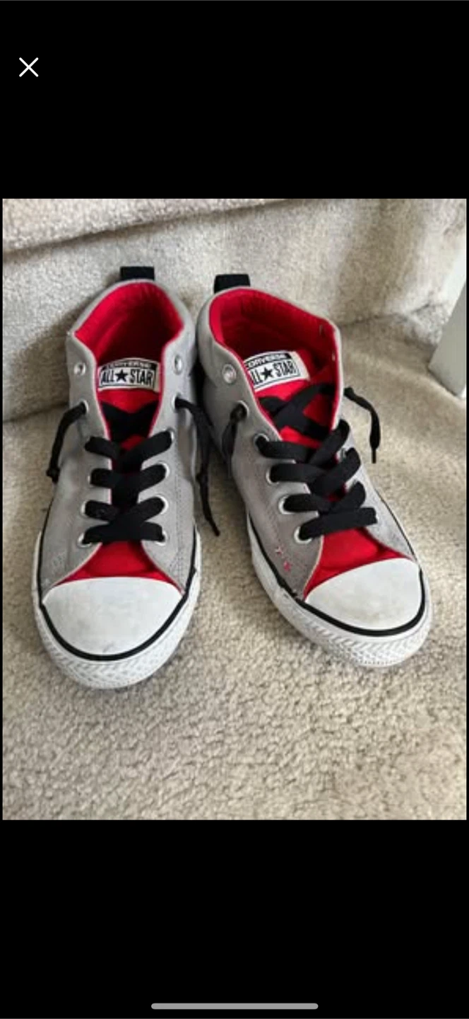 Boys Black/Grey/red Slip On All Star converse -$20