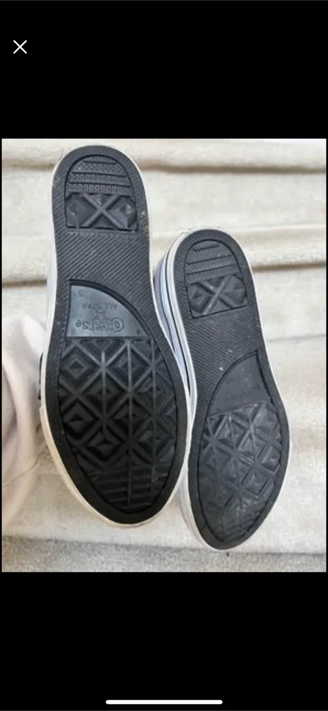 Boys Black/Grey/red Slip On All Star converse -$20 image indicator(4)