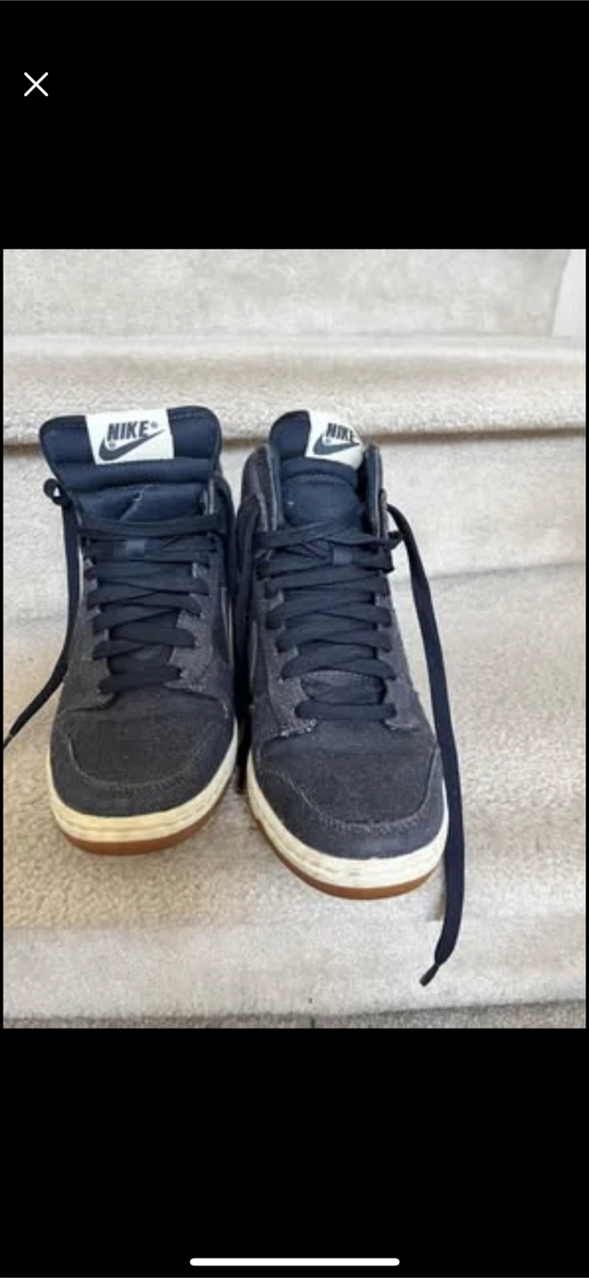 Women’s Nike sky high dunk wedge sneakers -size 7 - photo 4