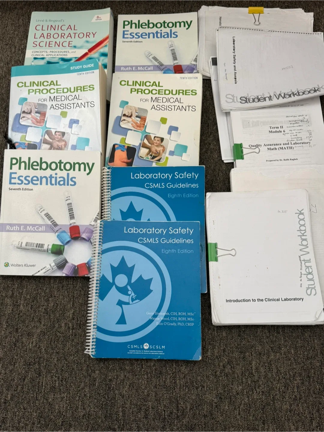 Medical Textbooks & Student Workbooks