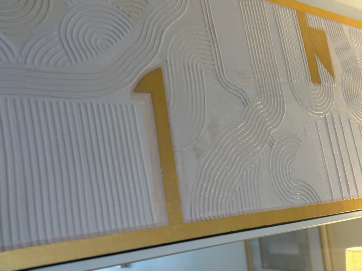 Textured Wall Art with Gold Frame image indicator(2)