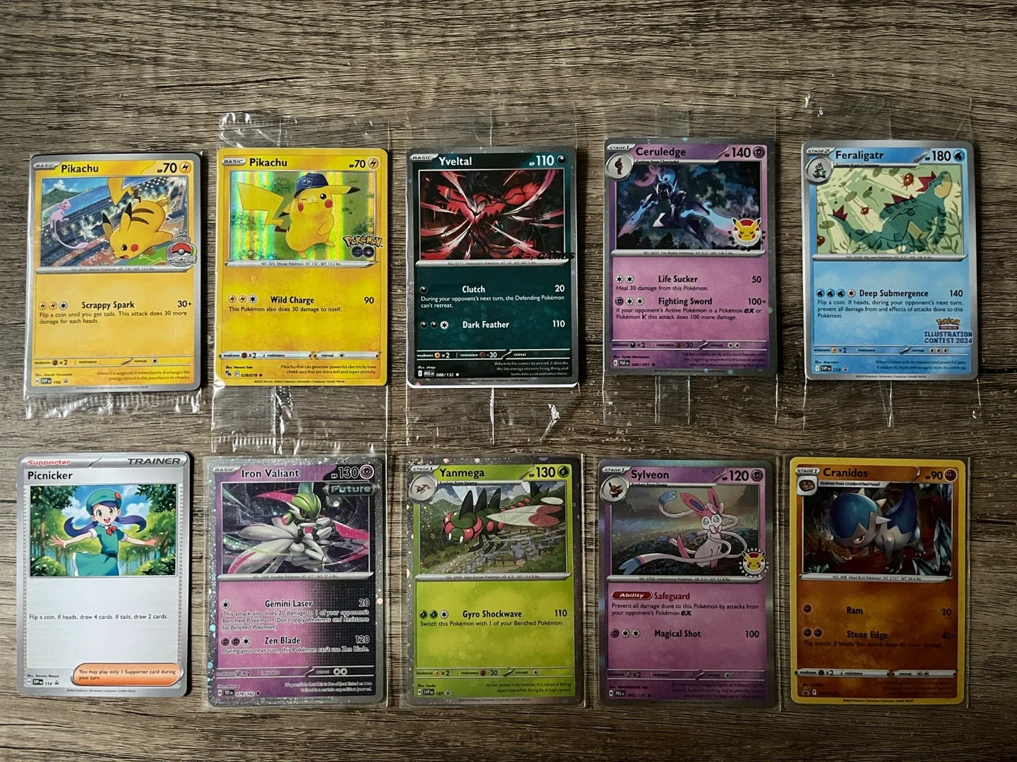 Pokemon Promo Cards - Pikachu, Sylveon and more!
