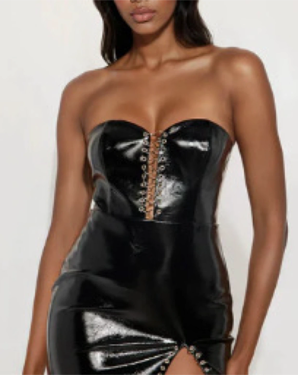 New Fashion Nova Black Strapless Mini Dress - photo 2