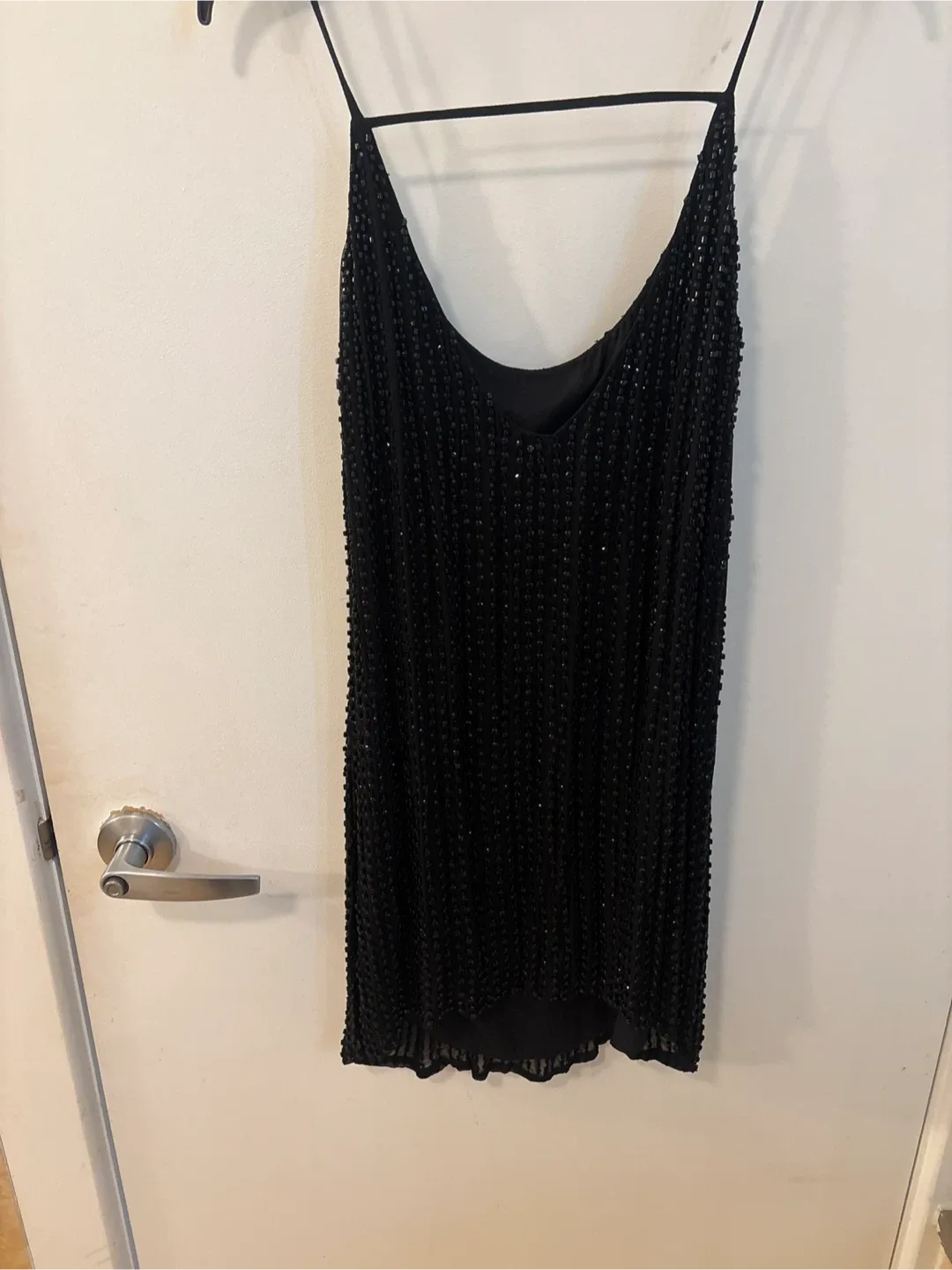 Parker Black Beaded Dress - Size M New image indicator(4)