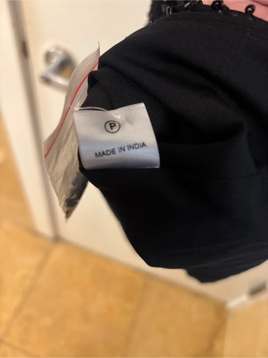 Parker Black Beaded Dress - Size M New image indicator(6)