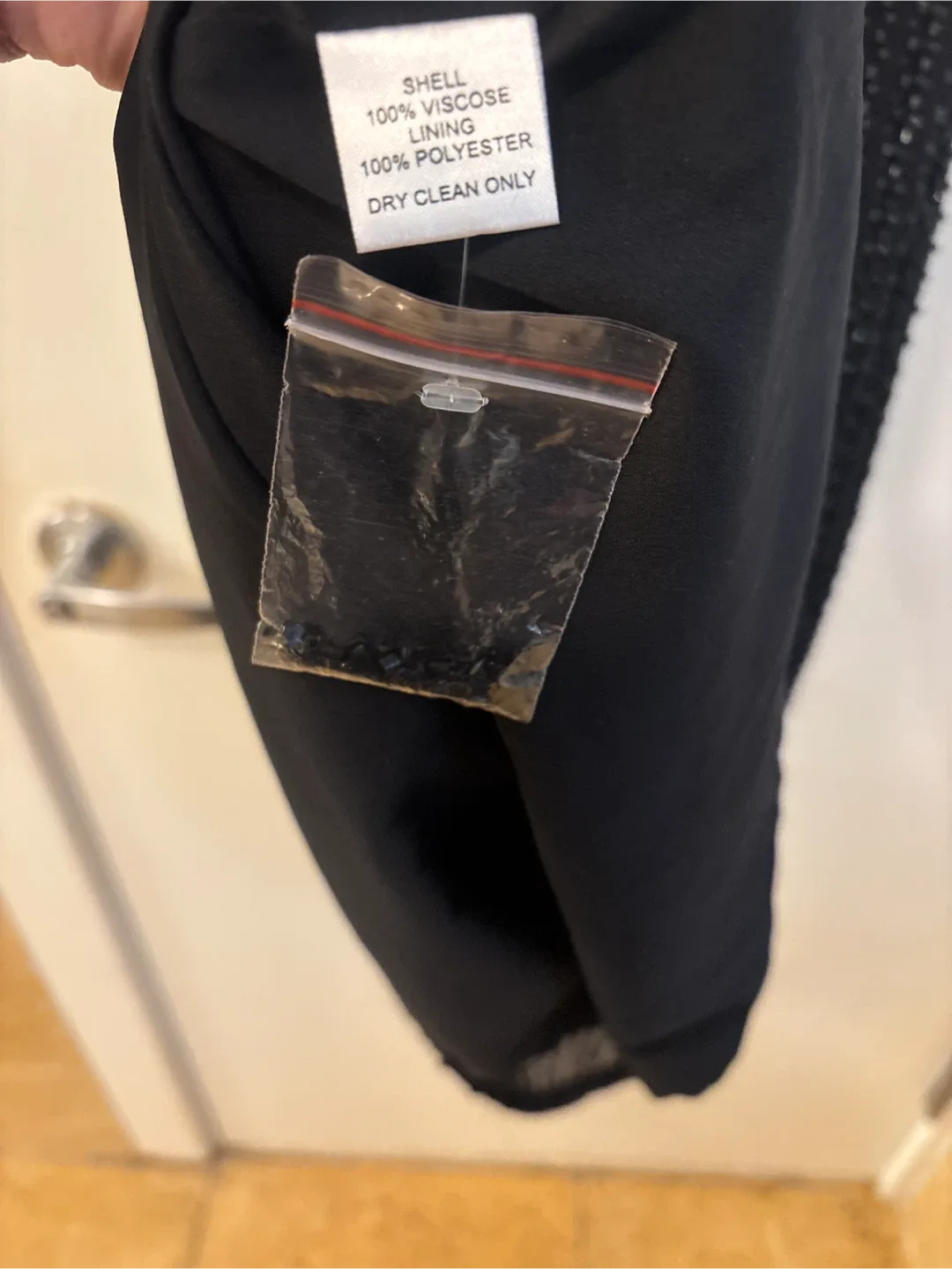 Parker Black Beaded Dress - Size M New image indicator(5)