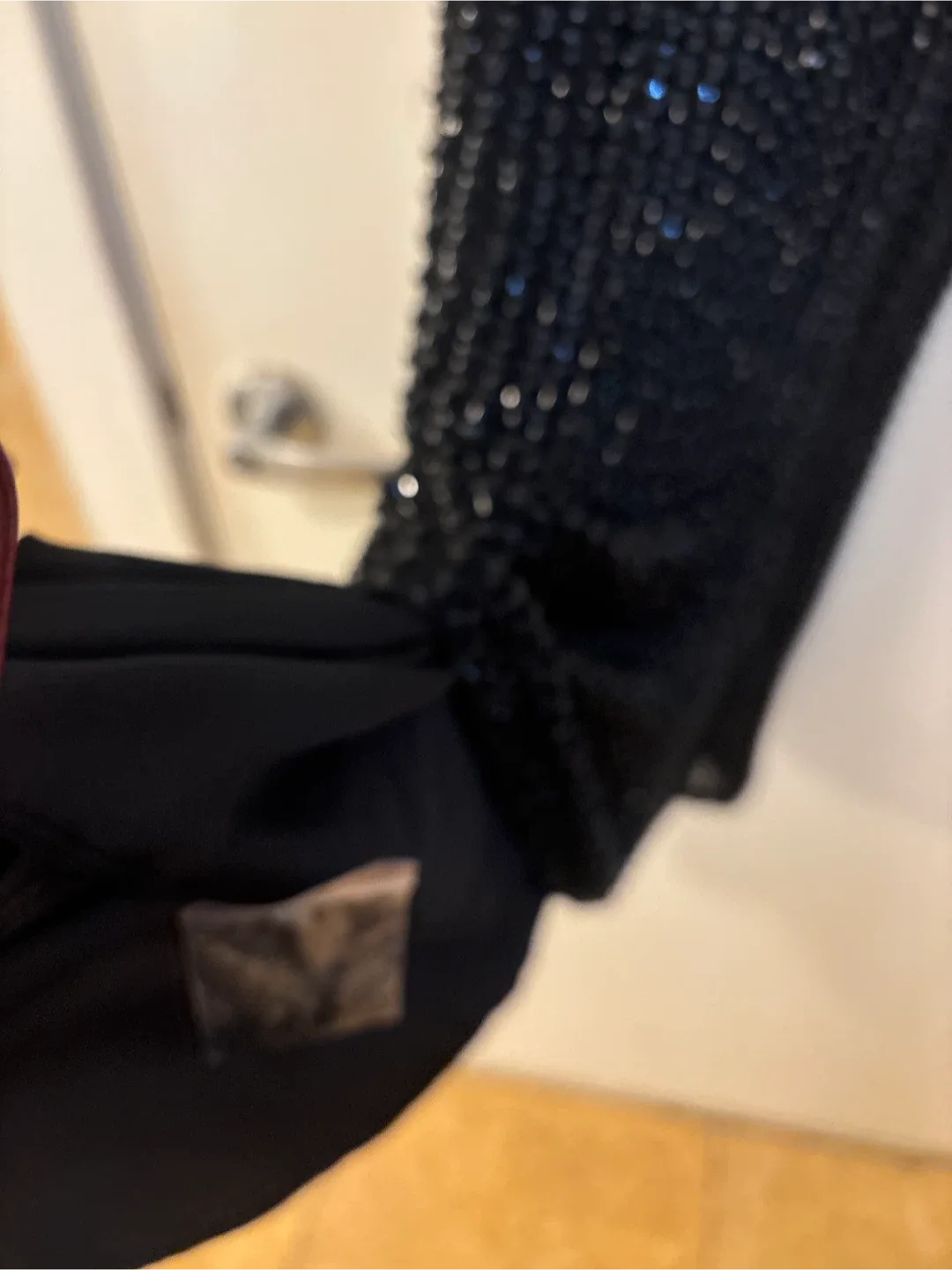 Parker Black Beaded Dress - Size M New image indicator(8)