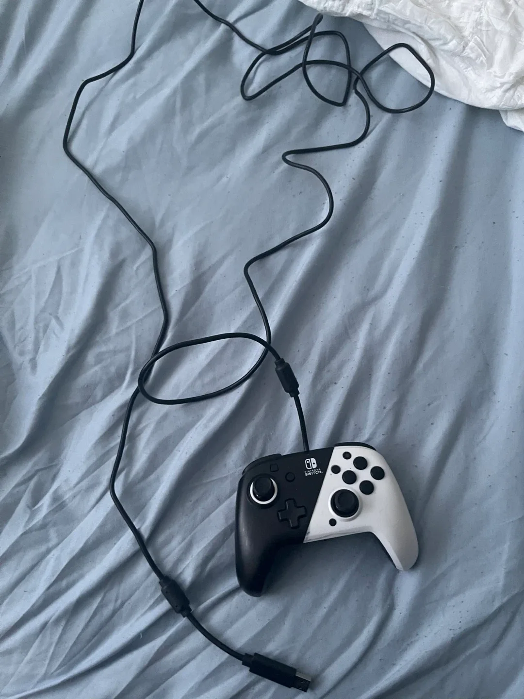 Nintendo Switch Pro Controller - Black & White image indicator(2)