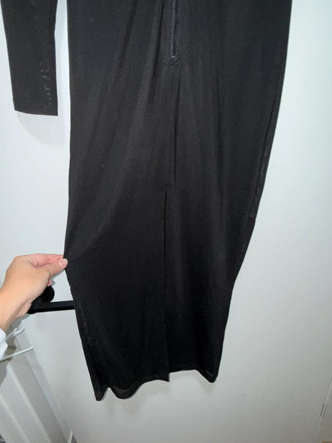 Bardot Black Corset Midi Dress image indicator(5)