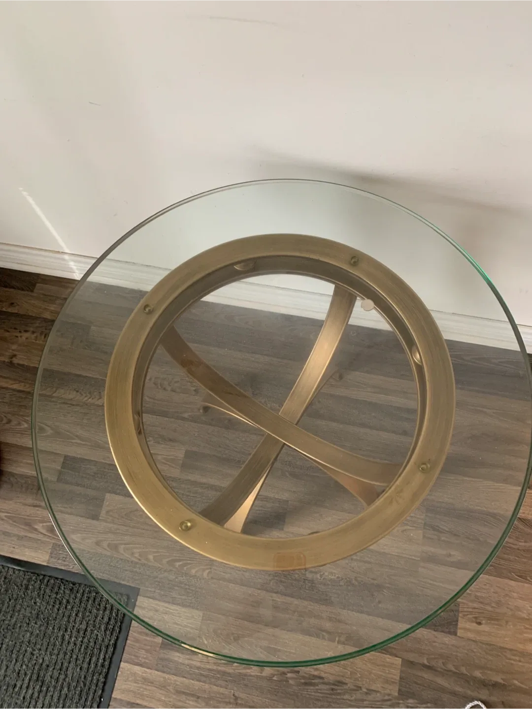 Glass Top Accent Table - Gold Finish image indicator(2)