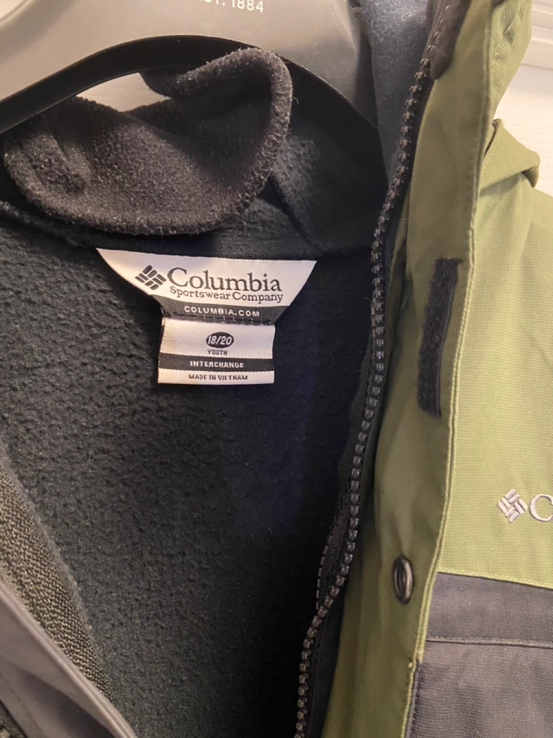 Columbia Youth Interchange Jacket Size 14/16 - photo 2