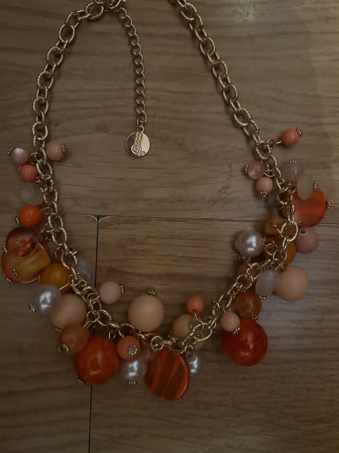 COIRIS Orange Necklace & Earrings Set image indicator(2)