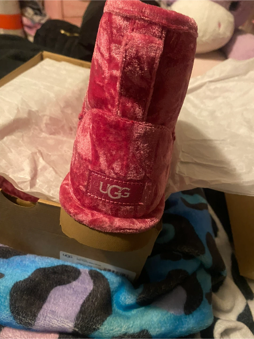 Brand New UGG size 6 OBO Classic Mini II Velvet Boots - Size 6 - photo 5