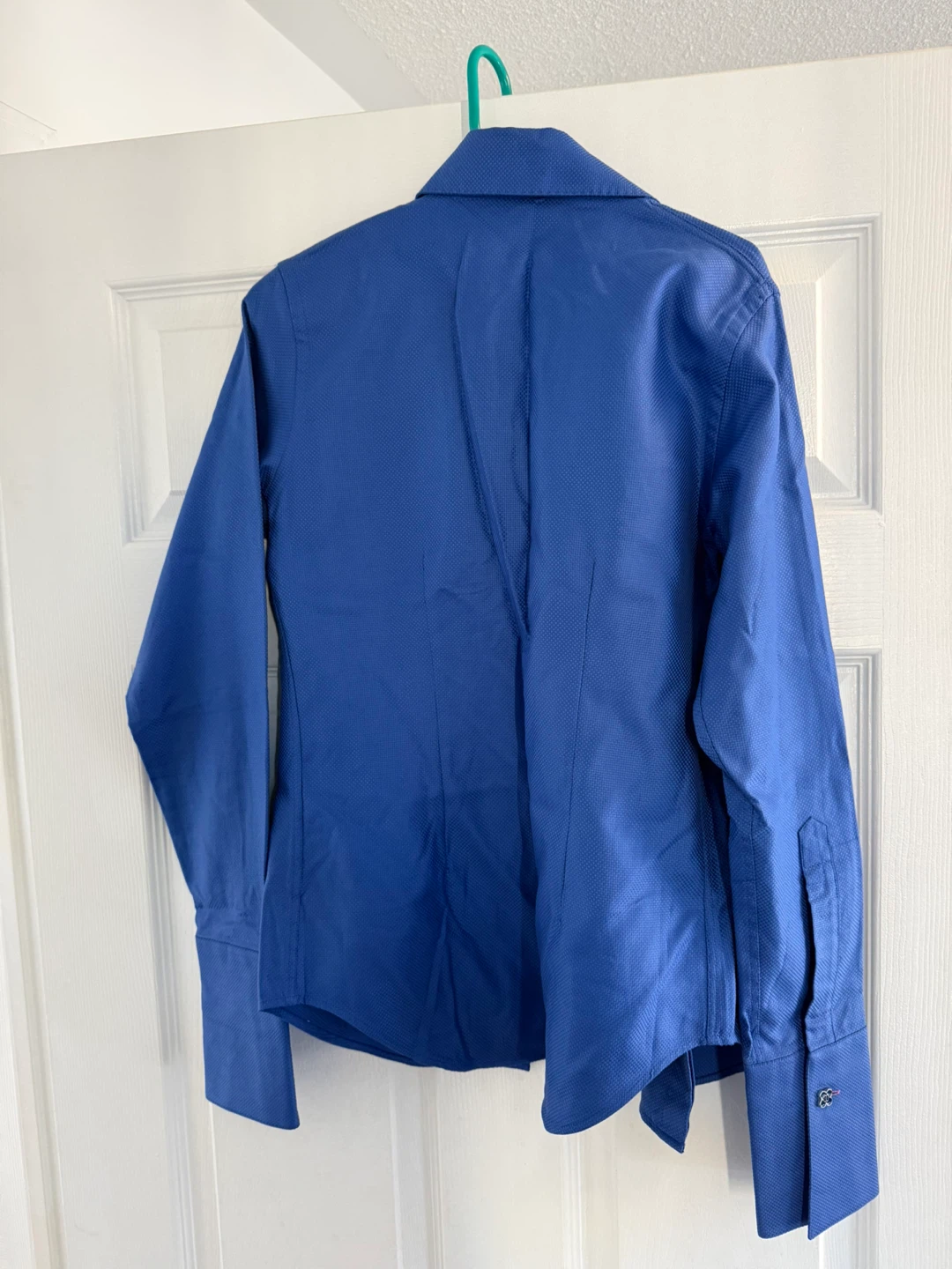 Pink Tartan Blue Cotton Shirt - Size 4(medium) - photo 3