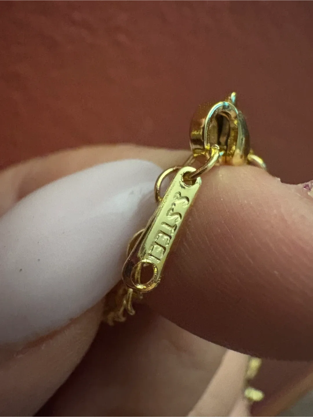 New Blue 18K Gold SS Clover Bracelet image indicator(4)