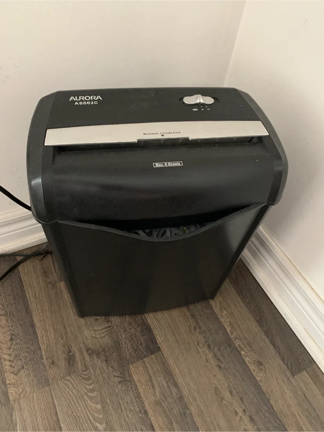 Aurora AS682C Paper Shredder image indicator(2)