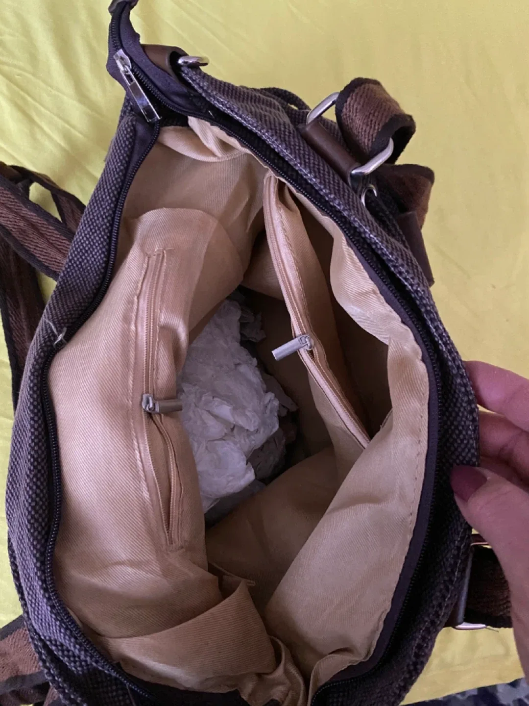 Brown Tote Bag image indicator(3)