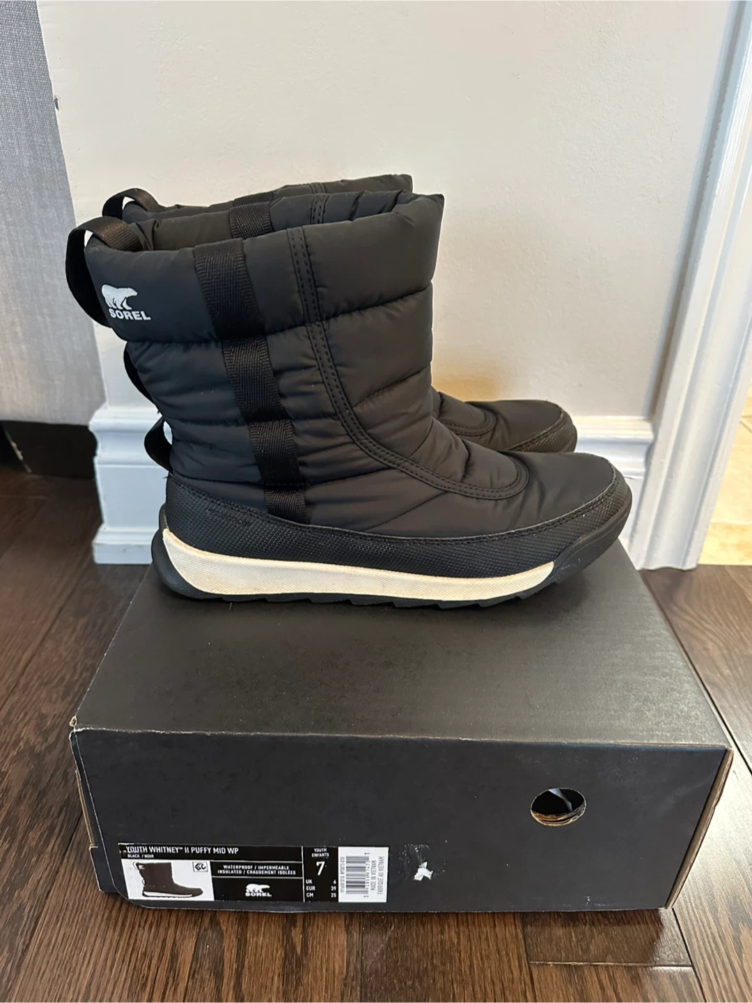 Sorel Youth Whitney II Puffy Mid WP Boots - Size 7