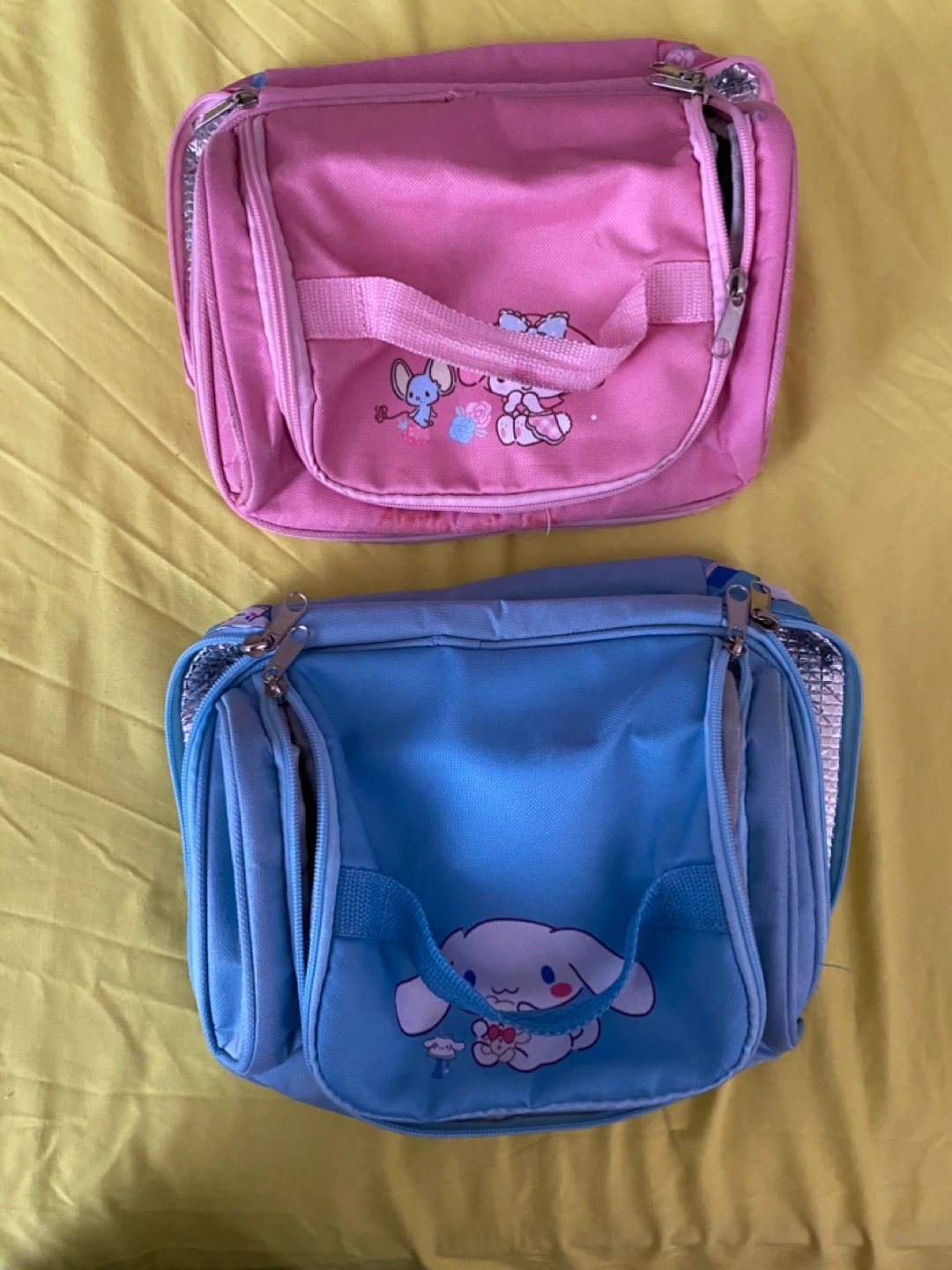 Pink & Blue Sanrio Lunch Bags - Set of 2