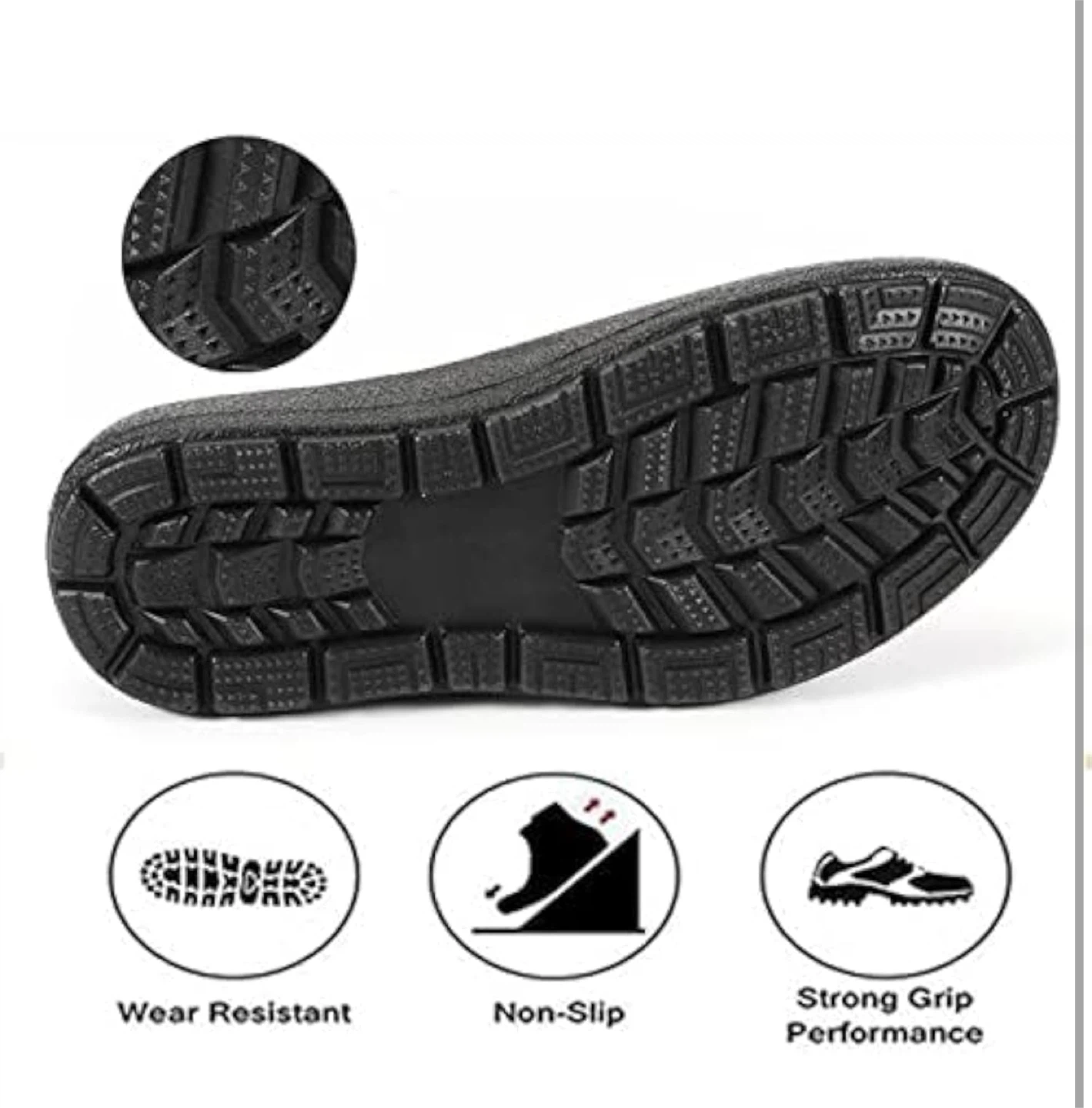 NEW! Black Winter Snow Boots - Faux Fur Lined - photo 5