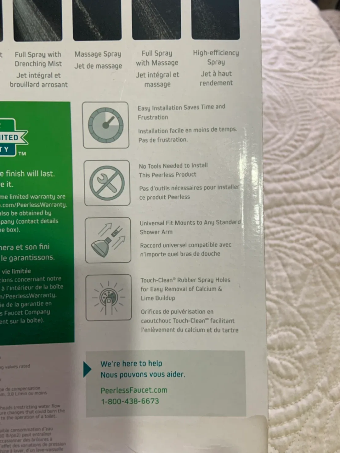 Peerless Massage Hand Shower - New in Box! image indicator(7)