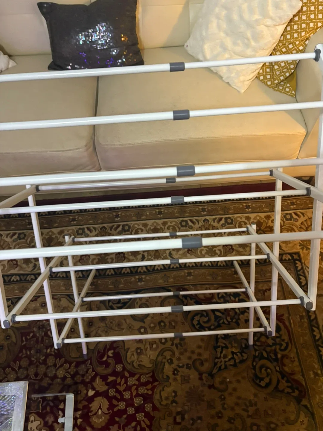White Clothes Drying Rack image indicator(3)
