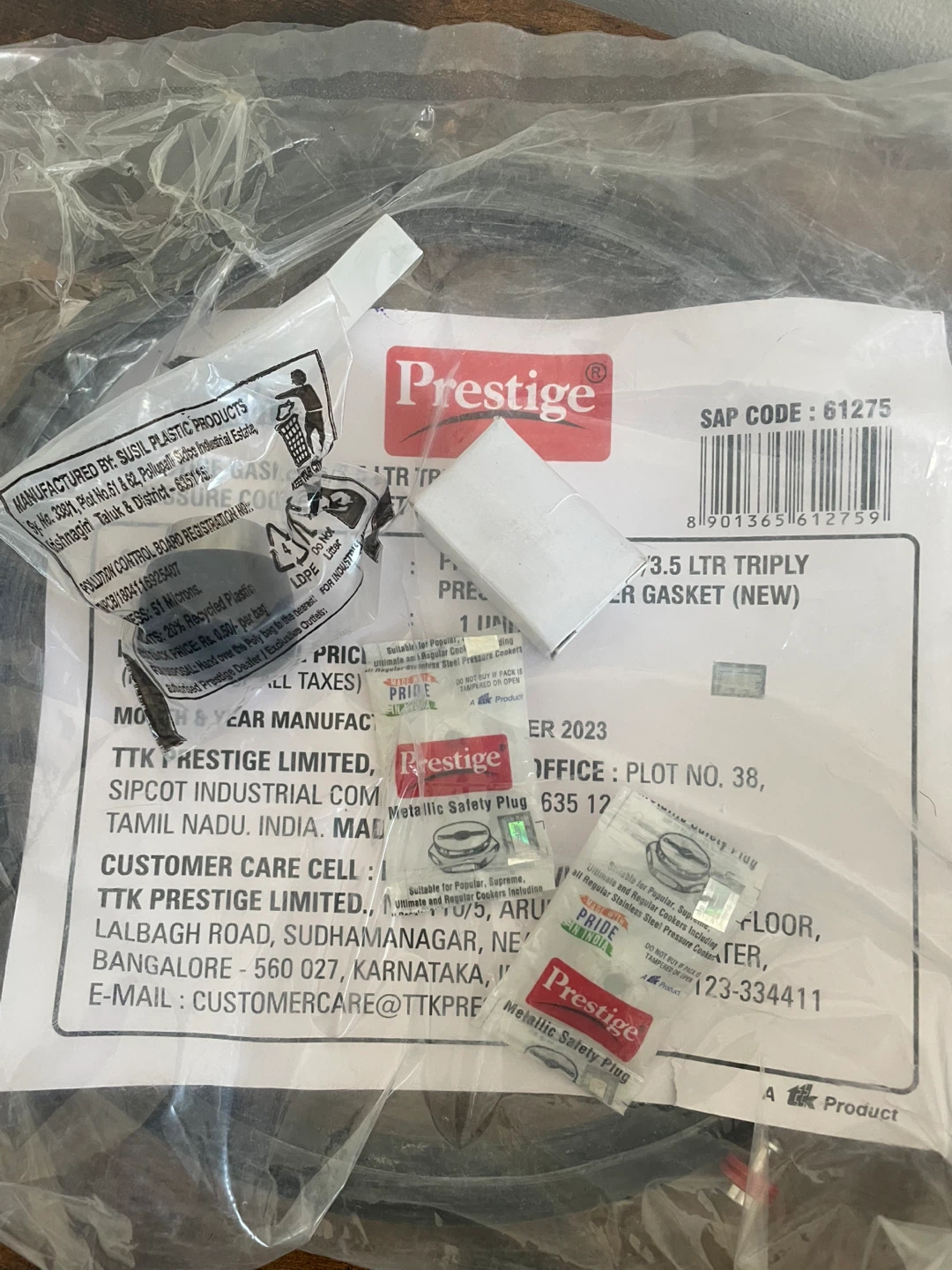 Brand New Prestige Tri-Ply 5.0L Pressure Cooker - photo 4