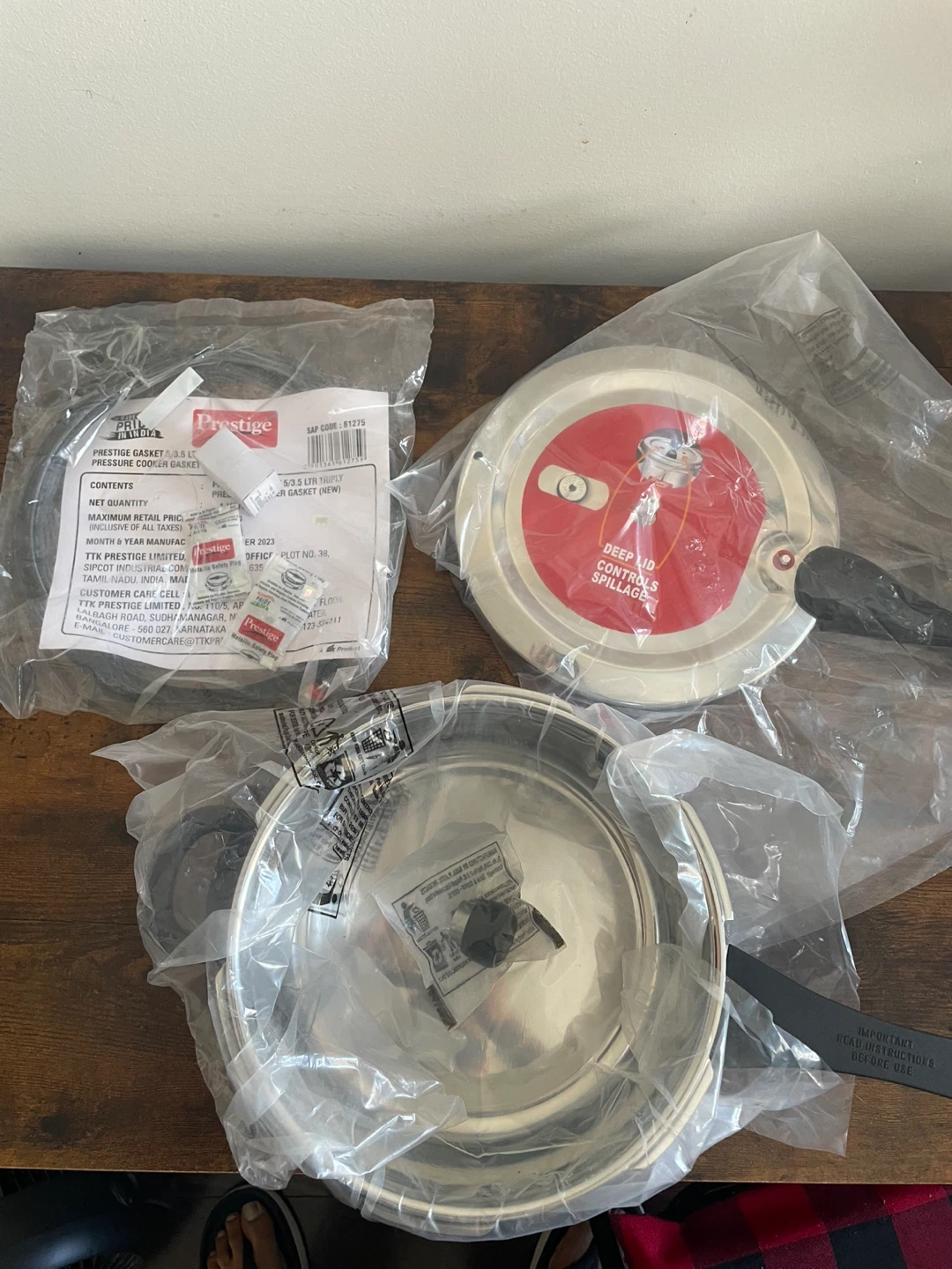 Brand New Prestige Tri-Ply 5.0L Pressure Cooker