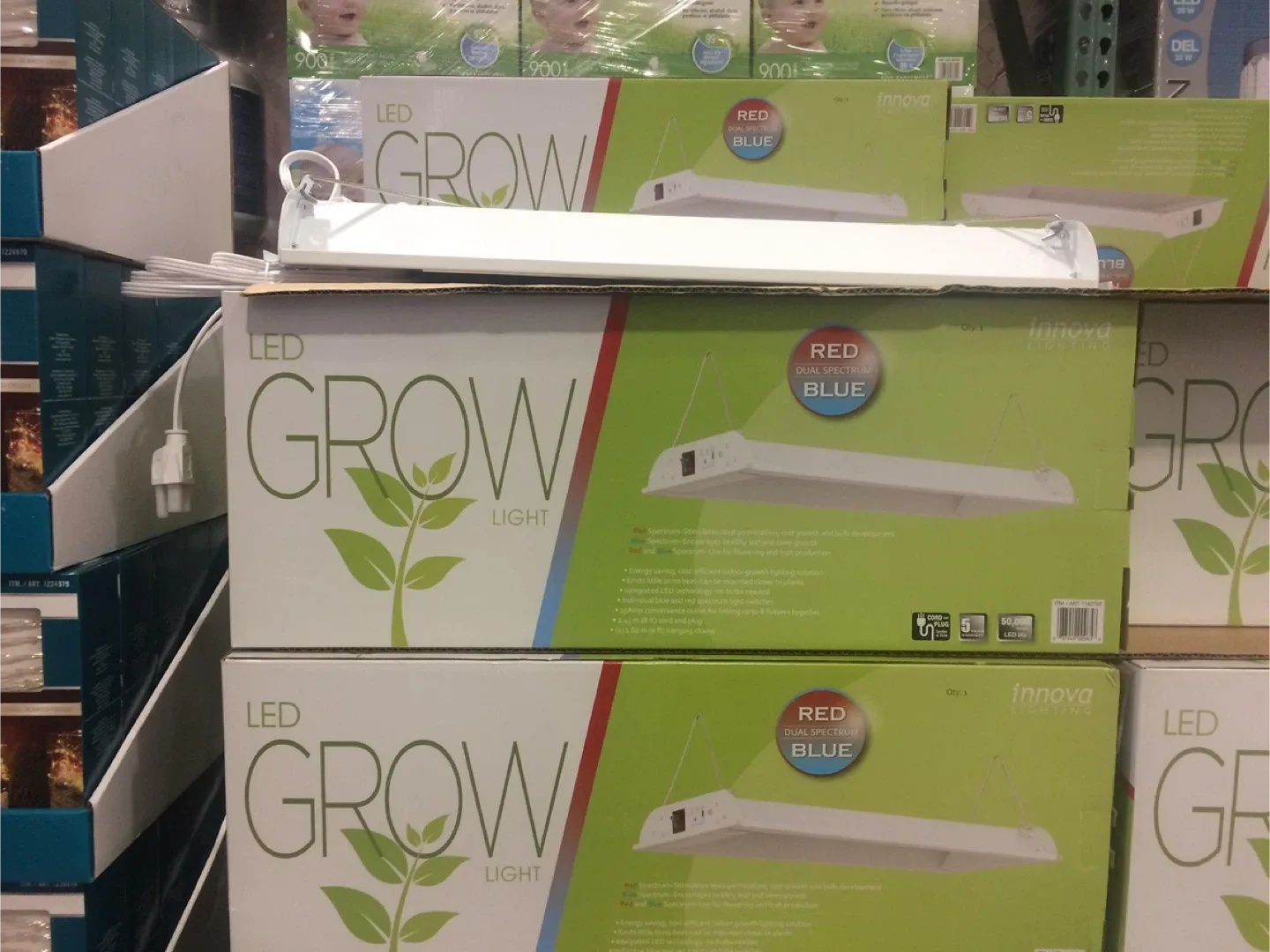 Innova LED Dual Spectrum Grow Light 🥕 image indicator(7)