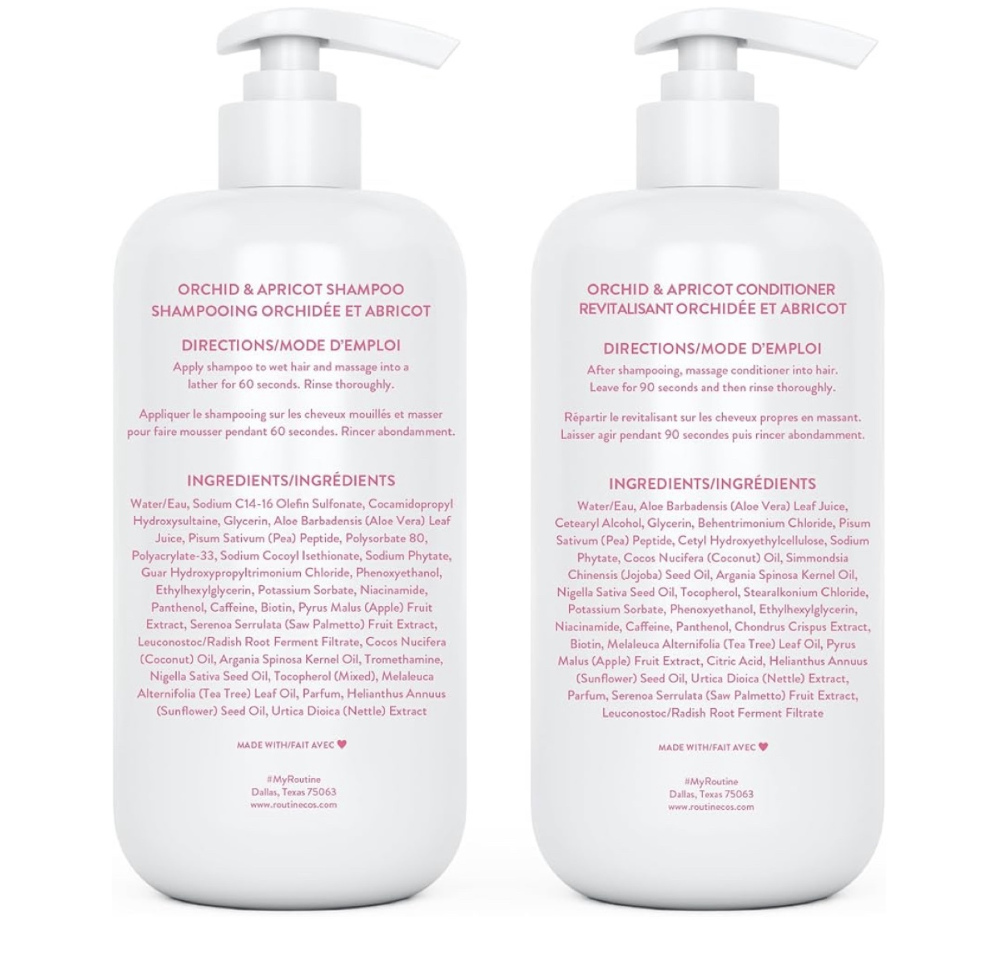 Routine Wellness Orchid & Apricot Shampoo & Conditioner Set - photo 2