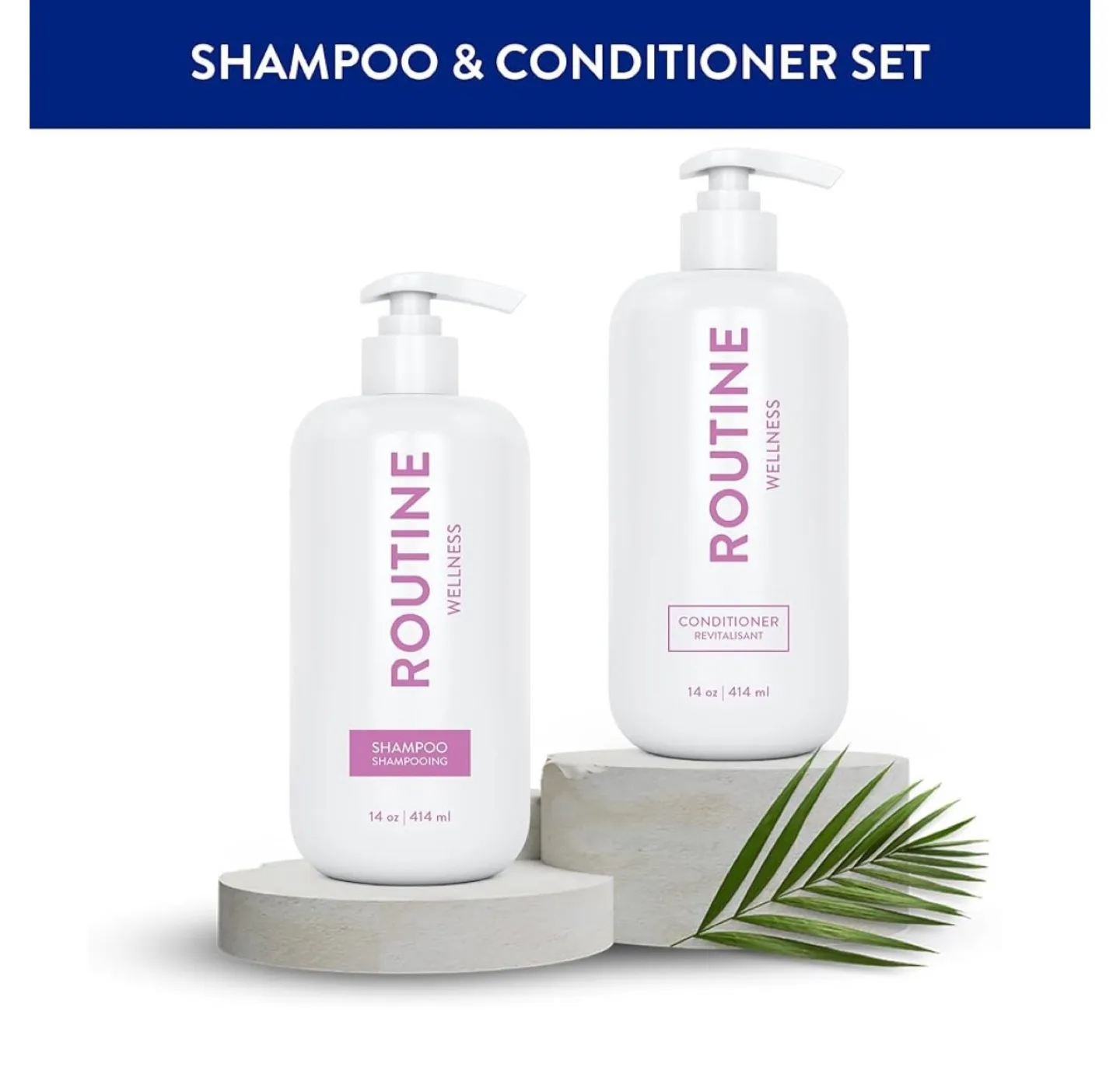 Routine Wellness Orchid & Apricot Shampoo & Conditioner Set image indicator(5)