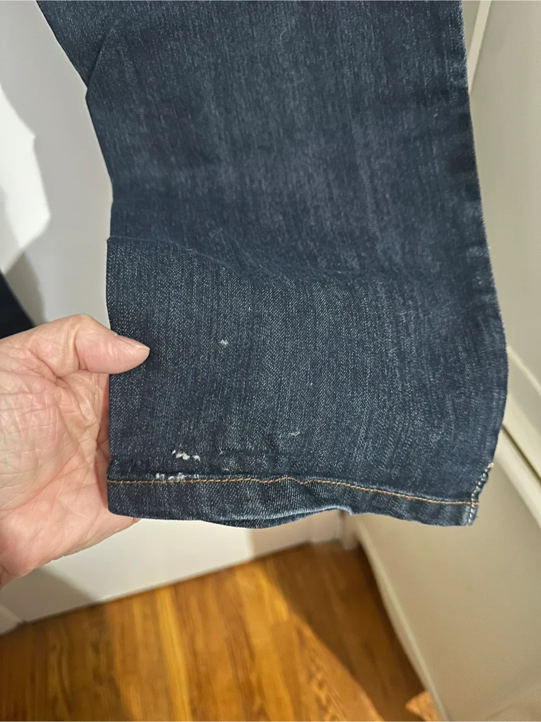 Jeanne Beker Dark Wash Jeans image indicator(3)