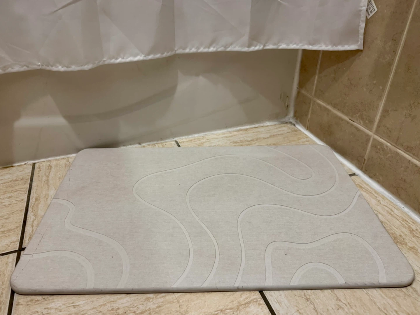 Stone Bath Mat - Diatomaceous Earth - photo 2