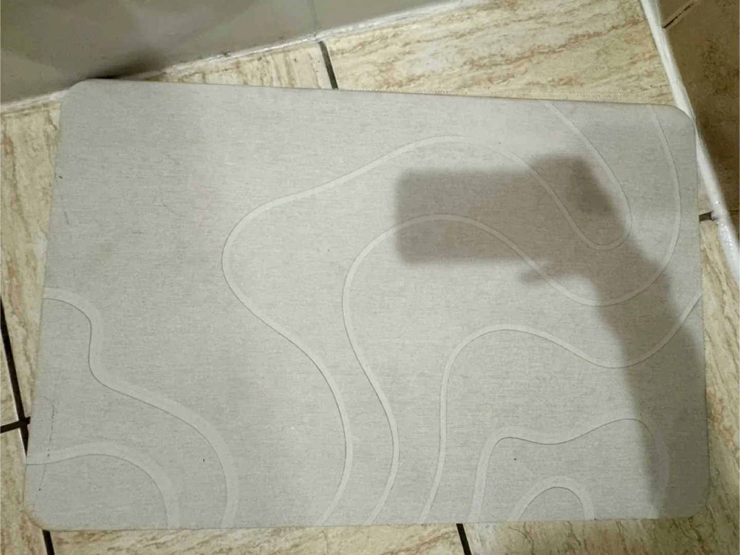 Stone Bath Mat - Diatomaceous Earth thumbnail