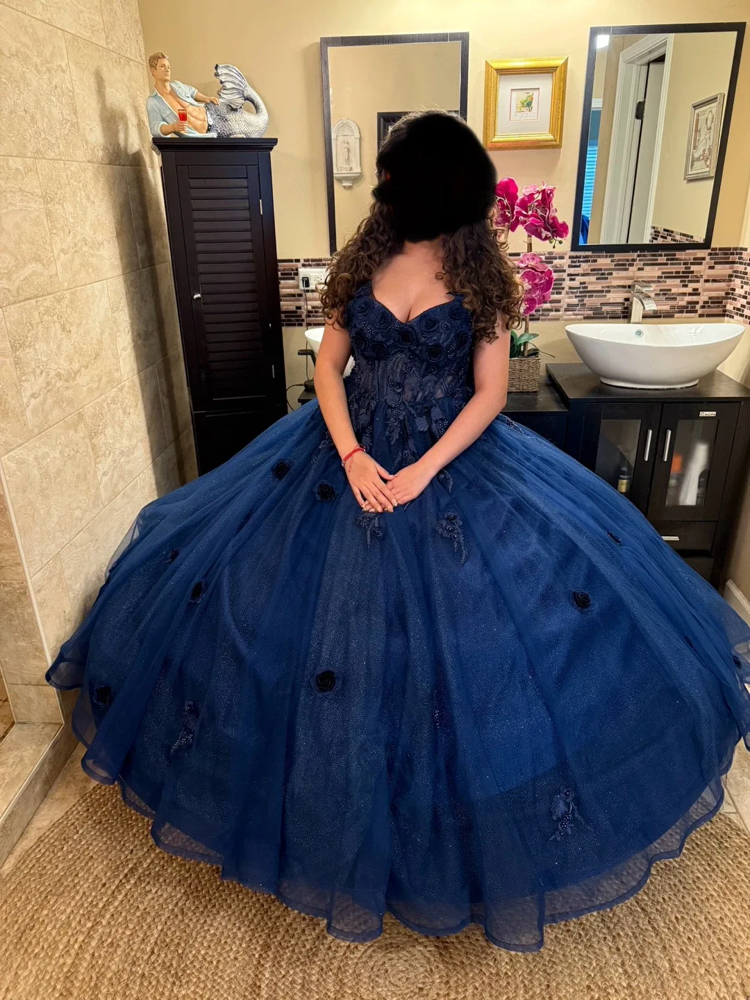 Blue Prom/Quinceanera Dress