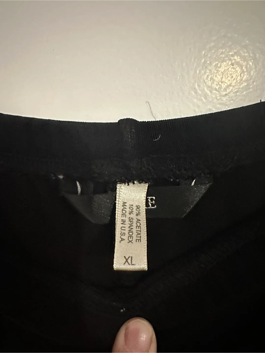 Topshop Black Slip Skirt - Size US 14 / XL image indicator(5)