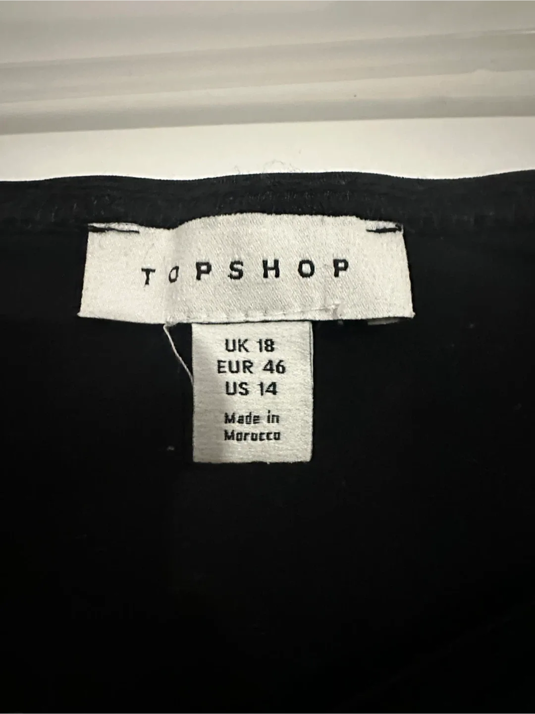 Topshop Black Slip Skirt - Size US 14 / XL image indicator(3)