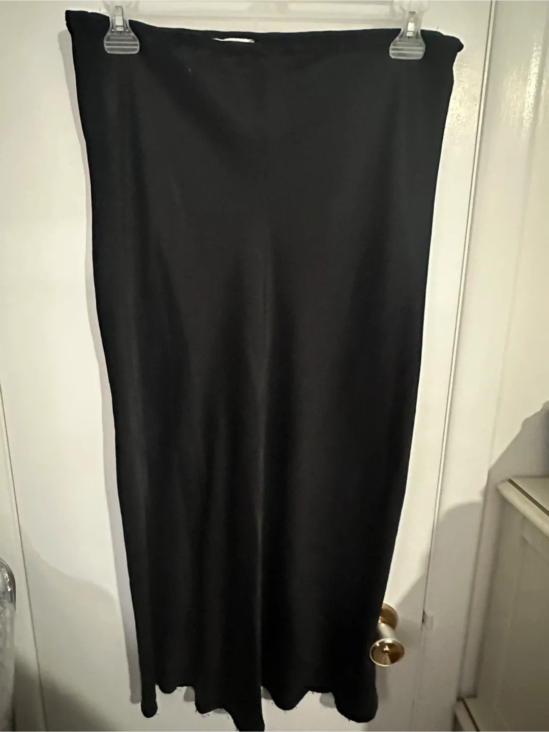 Topshop Black Slip Skirt - Size US 14 / XL image indicator(2)