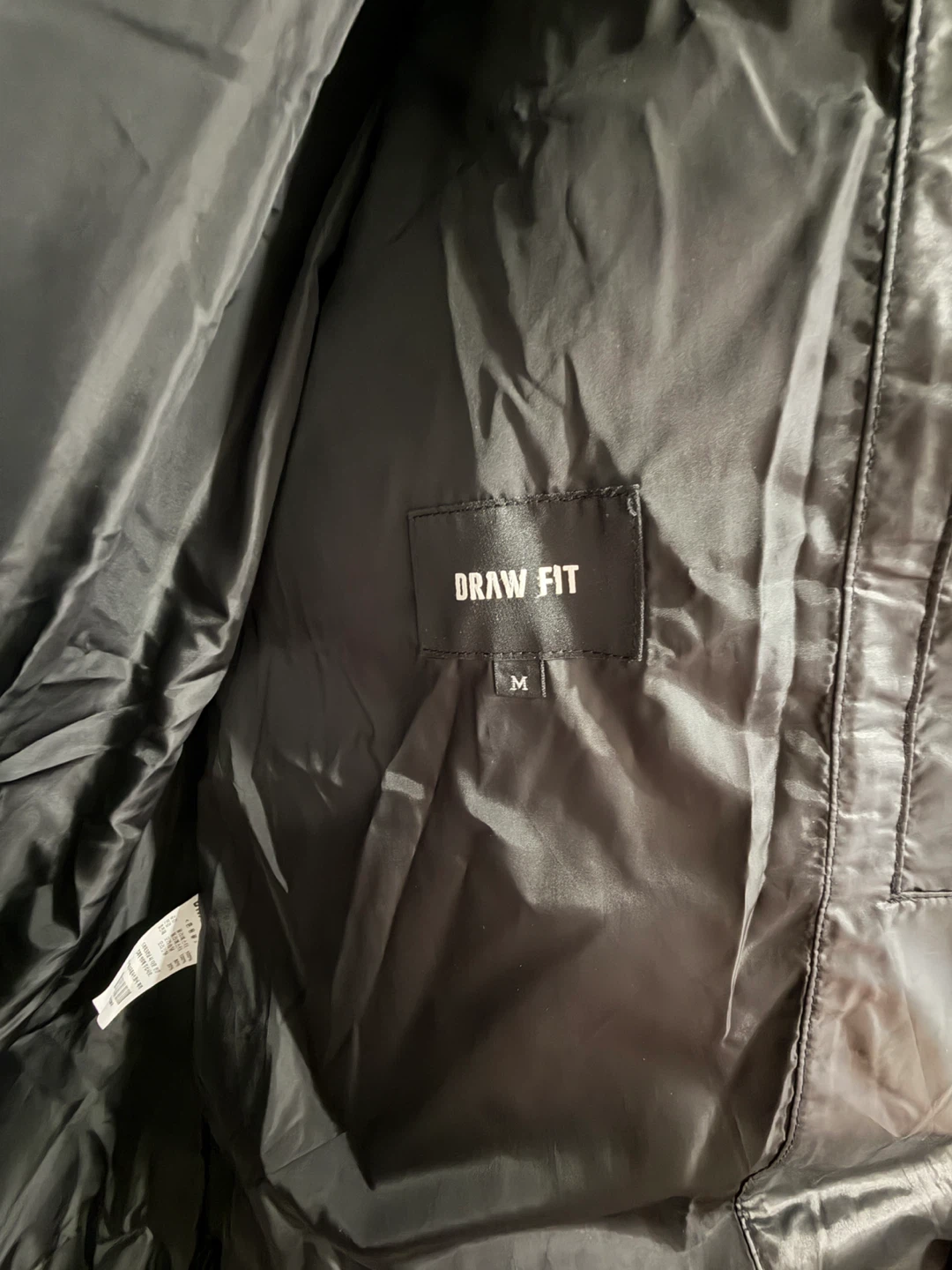 Draw Fit Black Puffer Jacket - Size M - photo 3