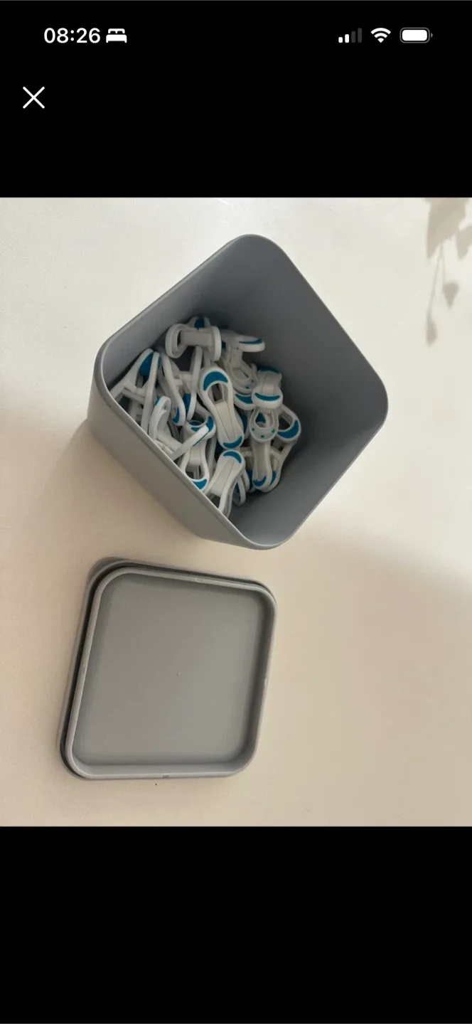 Clothes Pegs with Storage Box 🥕