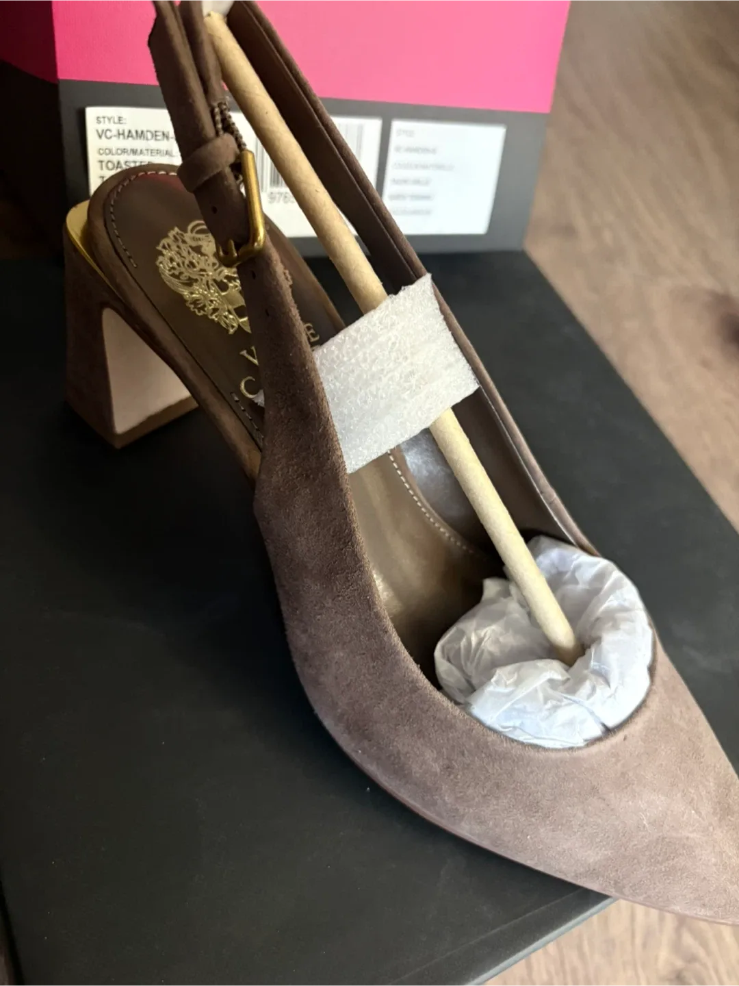 Vince Camuto Hamden Slingback Heels - Size 6.5M image indicator(2)