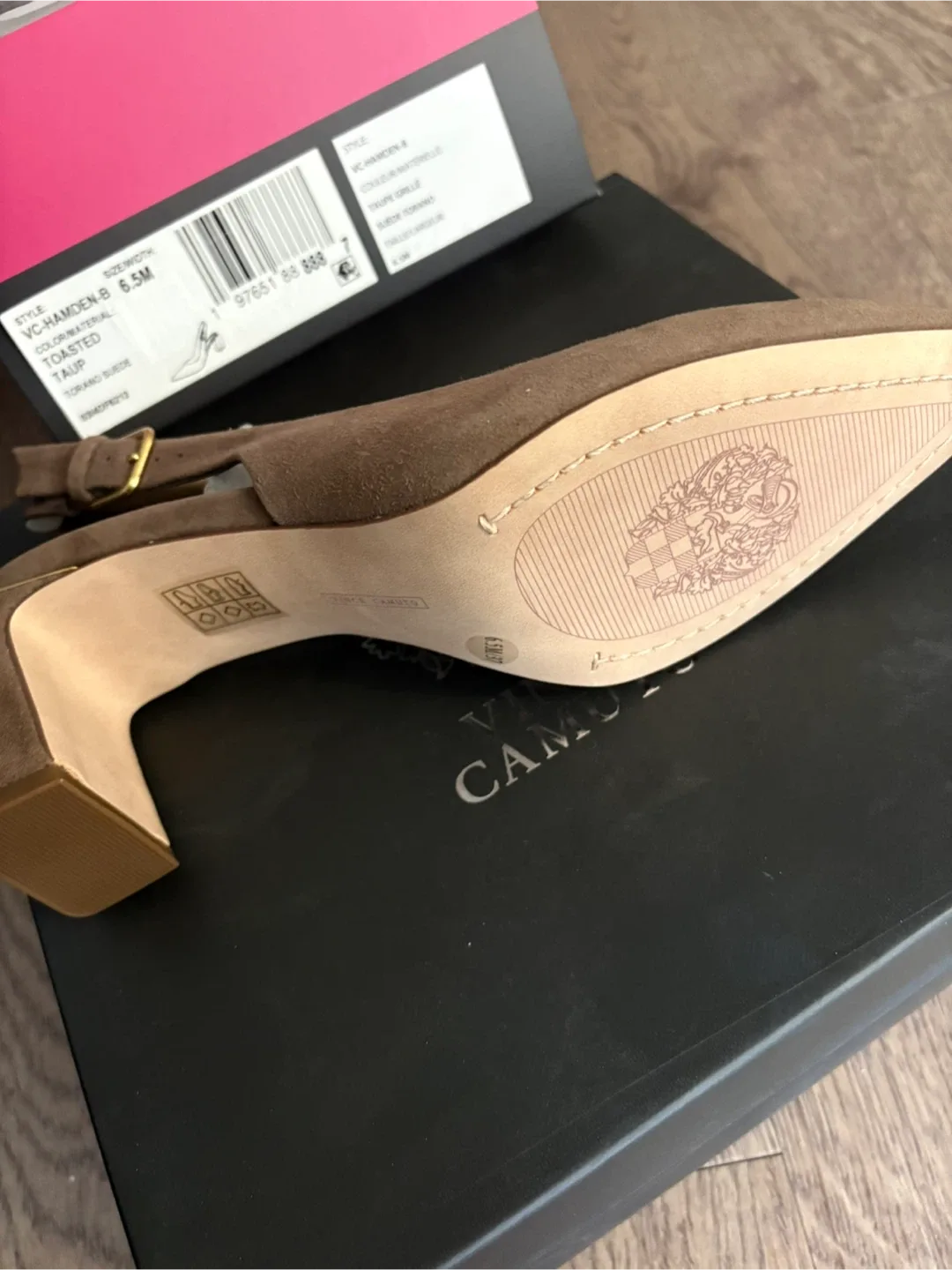 Vince Camuto Hamden Slingback Heels - Size 6.5M image indicator(3)